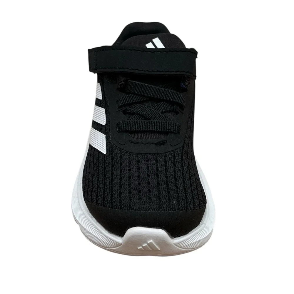 Adidas Duramo Baby Infant Boys Slip-on Sneaker Size 6 Black-White Flexible Shoes